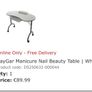 Foldable nail/manicure table Image 2