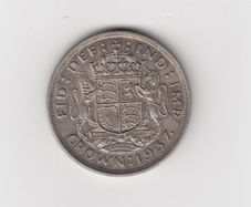 1937 G.B. Crown 50% silver coin (no.G14)