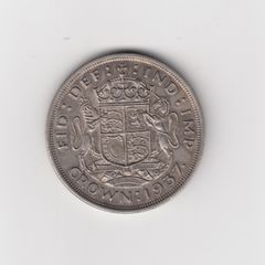 1937 G.B. Crown 50% silver coin (no.G14)