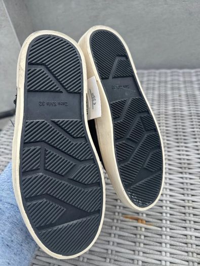 Zara Black Rhinestone Sneakers (size 13.5 32eu)