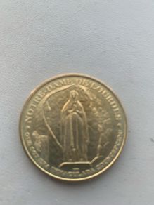 Gold Lourdes Coin