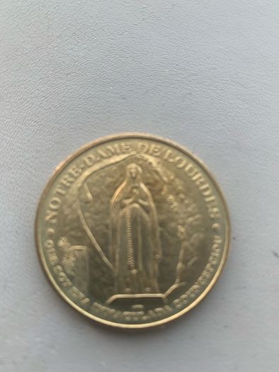 Gold Lourdes Coin