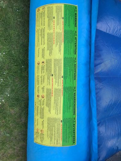 Happy Hop bouncy castle with slide NO ELECTRIC AIR BLOWER