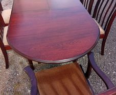 Antique Table And Chairs Extendable