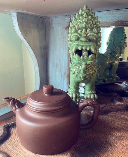 Authentic Yixing Old Purple Clay Teapot