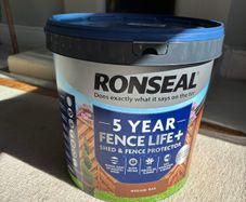 Ronseal Ronseal Fence Life Plus 9Ltr Medium Oak Shed & Fence Paint