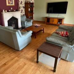 Leather 3 piece suite