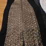 Pencil skirt lovely black and gold size 12 soft comfortable material Image 6