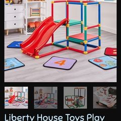 Liberty House Toys Play Gym slide / kids chair desk
