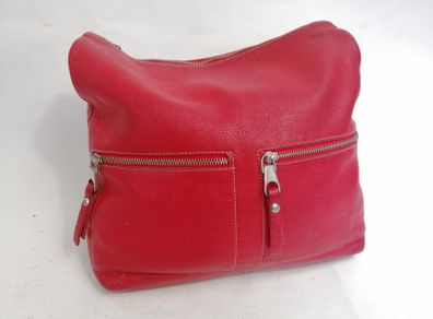 Beautiful Red Leather Backpack