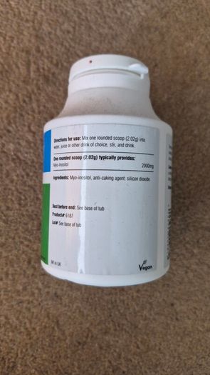 Myo-Inositol 2000mg (120g powder)