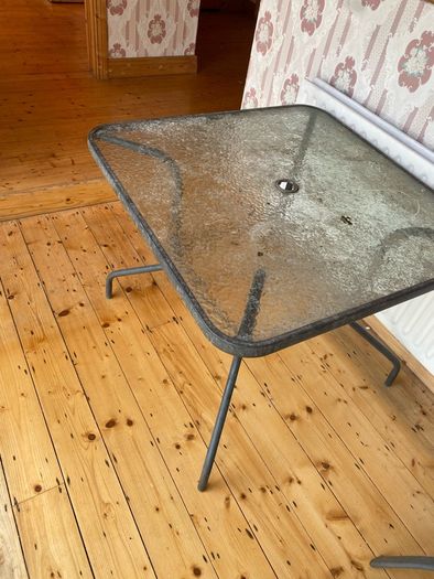Garden table and chairs