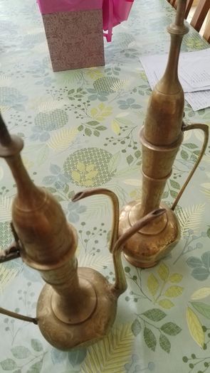 Brass decanters