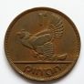 Exceptional Severe Irish error coin 1941 Penny Image 3