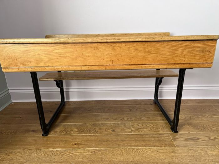 vintage school desk