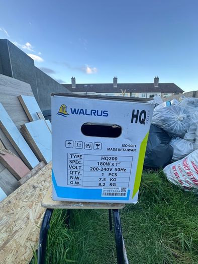 walrus booster pump,