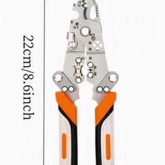 Industrial-Grade Foldable Wire Stripper with Roller - Original Chrome Vanadium Steel, new, unopened.
