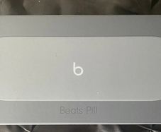 Beats Pill Portable Bluetooth Speaker, Kim Special Edition, Light Grey.