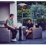 Elegance Gas  patio heater, gas radiant heater, heater with stepless regulation, Eco Plus burner, transport wheels, tip-over protection Image 2