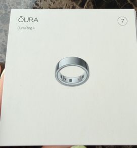 Oura Ring 4 Silver Size 7  Brand New