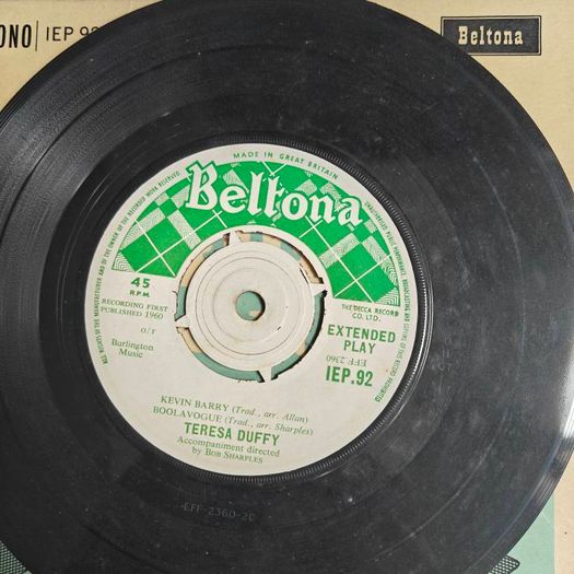 Teresa Duffy, The Soldiers Song 7" EP, Irish Folk Trad