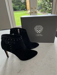 Black suede ankle boots - Vince Camuto