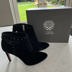 Black suede ankle boots - Vince Camuto