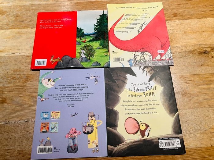 Julia Donaldson & Rachel Bright Kids Books x4 - The Lion Inside, 1 Hardback