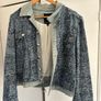 Juicy Couture Vintage Denim Gold detailed Womens Jacket- Size L Image 4