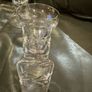 Pair of beautiful  cut glass crystal candlesticks candleholders Image 2