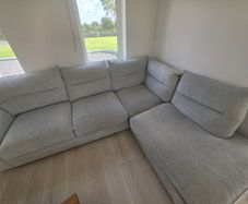 Large Light Blue  Sofa  Excellent Condition
