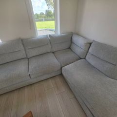 Large Light Blue  Sofa  Excellent Condition