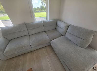 Large Light Blue  Sofa  Excellent Condition