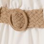 Beautiful 100 % cotton skirt. Size S. color cream. Image 2