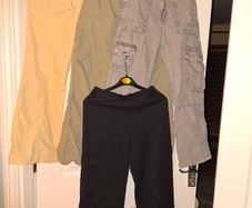 Girls cargo trousers, size 10-11 yo