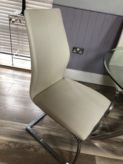 Glass Dining Table and Chair Set