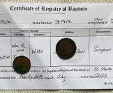 Oscar Wilde - Baptismal Certificate - Free Postage