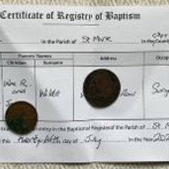 Oscar Wilde - Baptismal Certificate - Free Postage