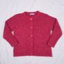 Honor Millburn Fuchsia Pink Textured Boucle Button Up Cardigan Size M Image 10