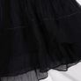 Hugo Boss Vintage Black High Waisted Smocked Tiered Ruffle Chiffon Silk Mini Skirt 6UK/34EU Image 6