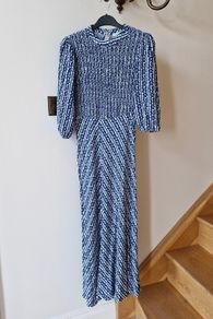Midaxi dress with 3/4 sleeve