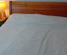 King Size Sleigh Bed with Mattress