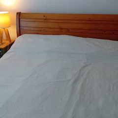 King Size Sleigh Bed with Mattress