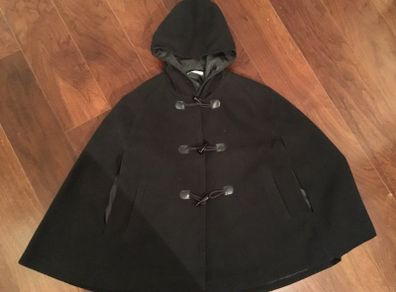 Pieces Designer Black Hoody Winter Coat