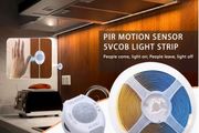 1pc 5.0meter COB Induction LED Strip Light with Motion Sensor, COB Smart LED Strip