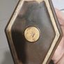 Vintage Kilkenny design workshop (kdw) ,Hexagonal studio pottery dish,Louis Le Brocquy Logo Image 2