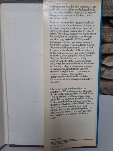 1982 Robert Graves His Life and Work