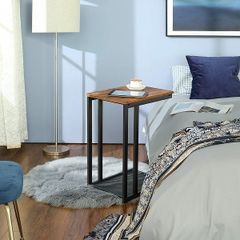 New Side Table Bedside Cabinet With Mesh Shelf - FREE P&P