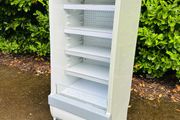 Grab And Go Shop Drinks Fridge - Very Clean - With Lights On Castor Wheels