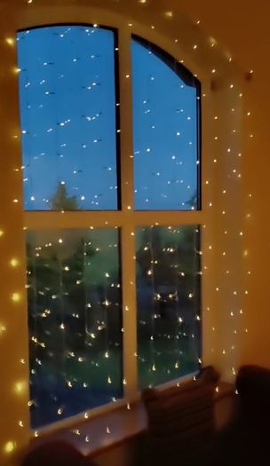 solar curtain lights